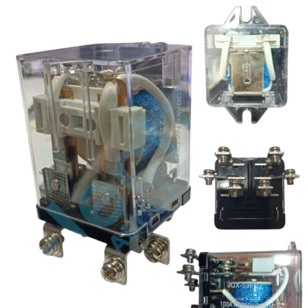 Relay JXQ-60F 2Z 100A AC250V / 28V DC Electrolik
