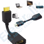 HDMI Male To HDMI Female Converter Electrolik