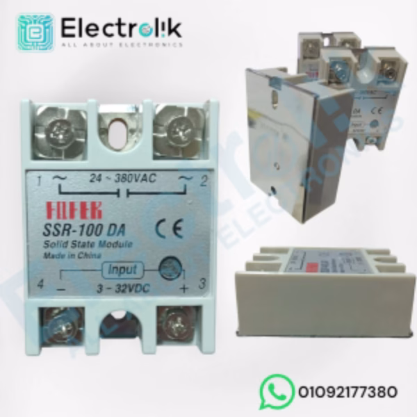 Solid State Relay 3V~32V DC to AC 24V~380V SSR-100 DA Electrolik