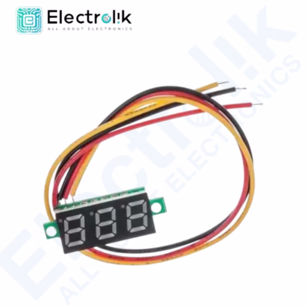 Voltmete Module with 7 Segment 0.28 inch 0-100V (3 Wires) Electrolik