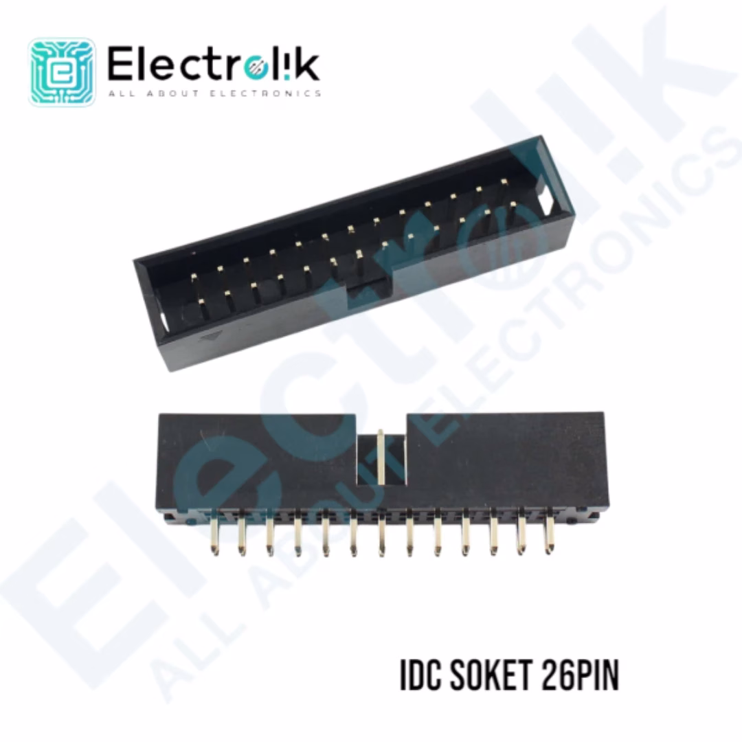 IDC Socket Connector Header 26 pin Male Electrolik
