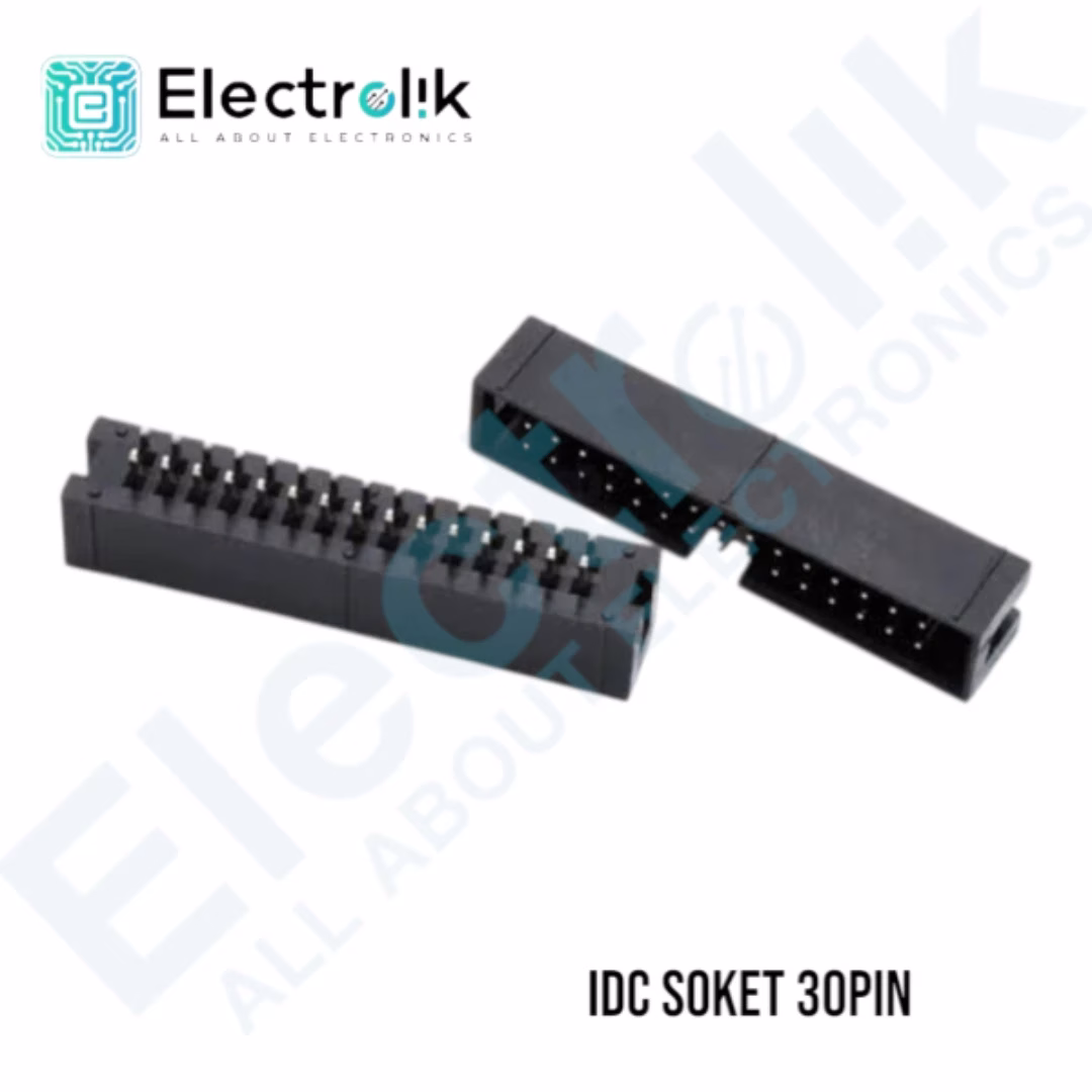 IDC Socket Connector Header 30 pin Male Electrolik