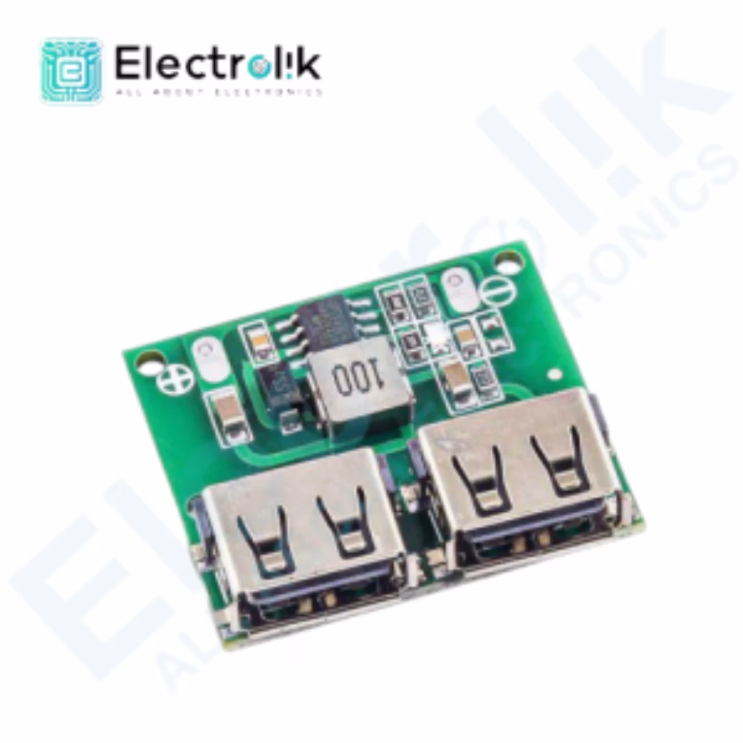 2 USB Step Down Voltage Buck Regulator‏ Electrolik