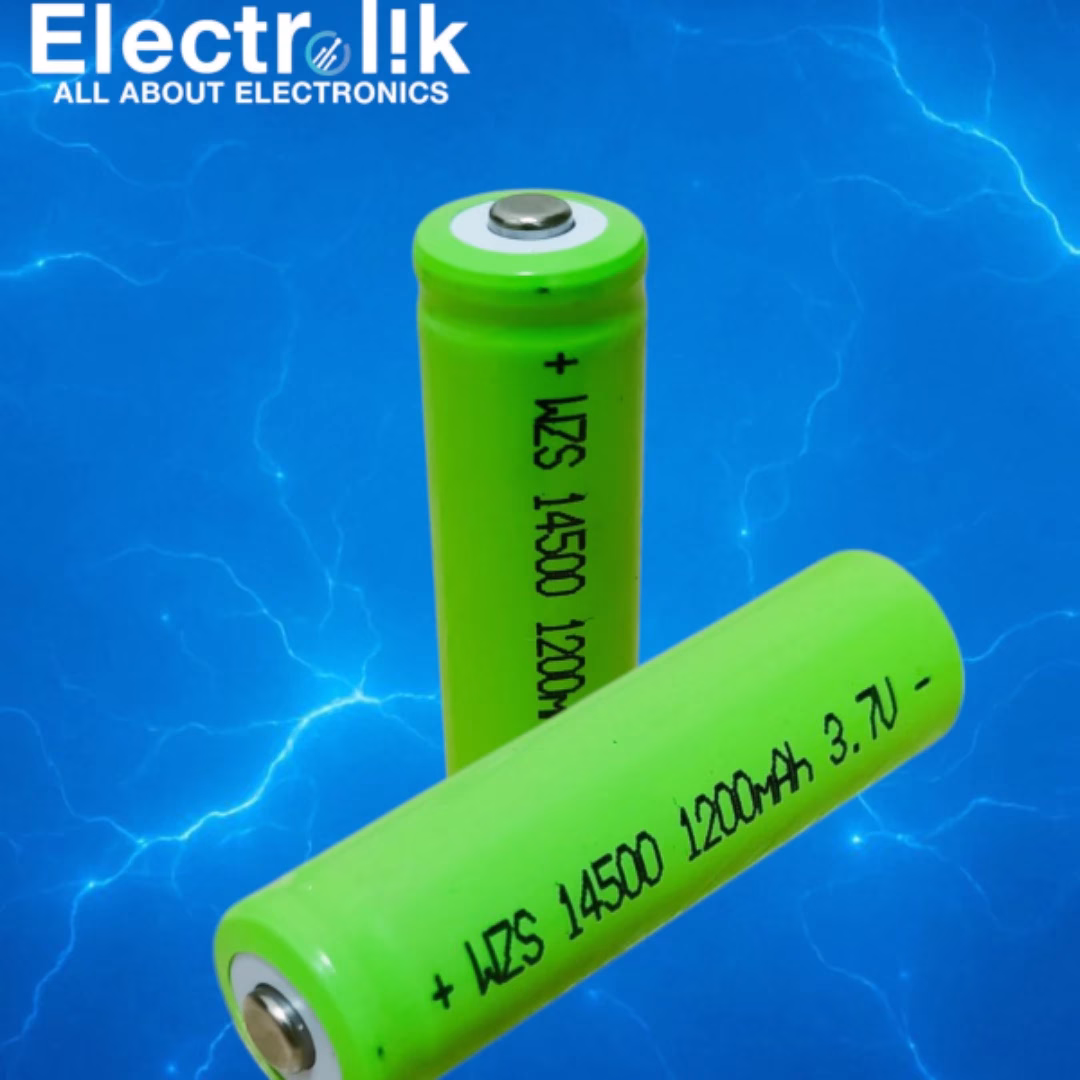 Battery 14500 1200mAh 3.7V green Electrolik