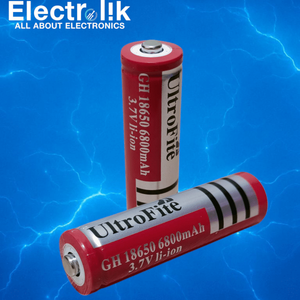 Ultrafire 18650 Rechargeable Li-ion Battery – 3.7V 6800mAh Electrolik