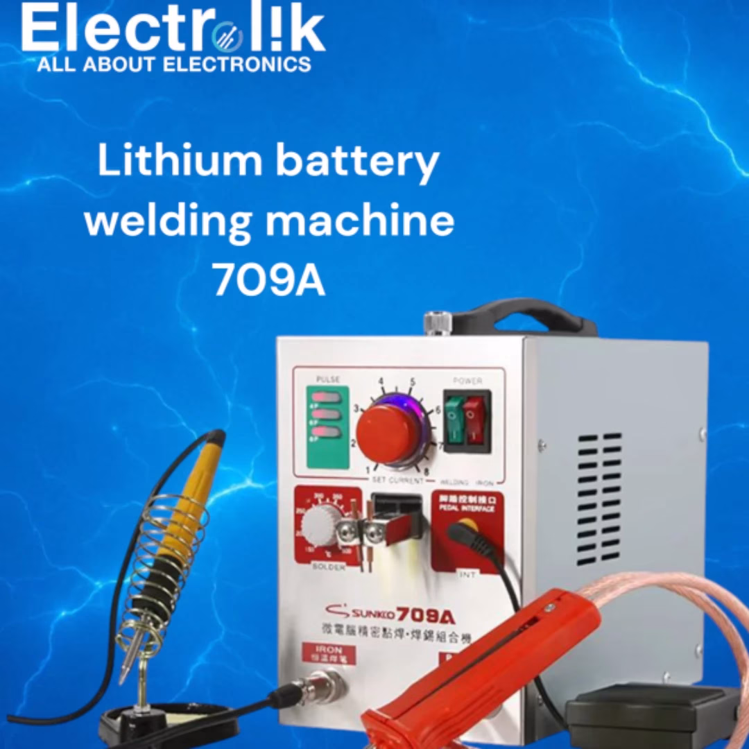 709A SUNKKO Pulse Spot Welder Machine 3.2KW+Soldering Iron Electrolik