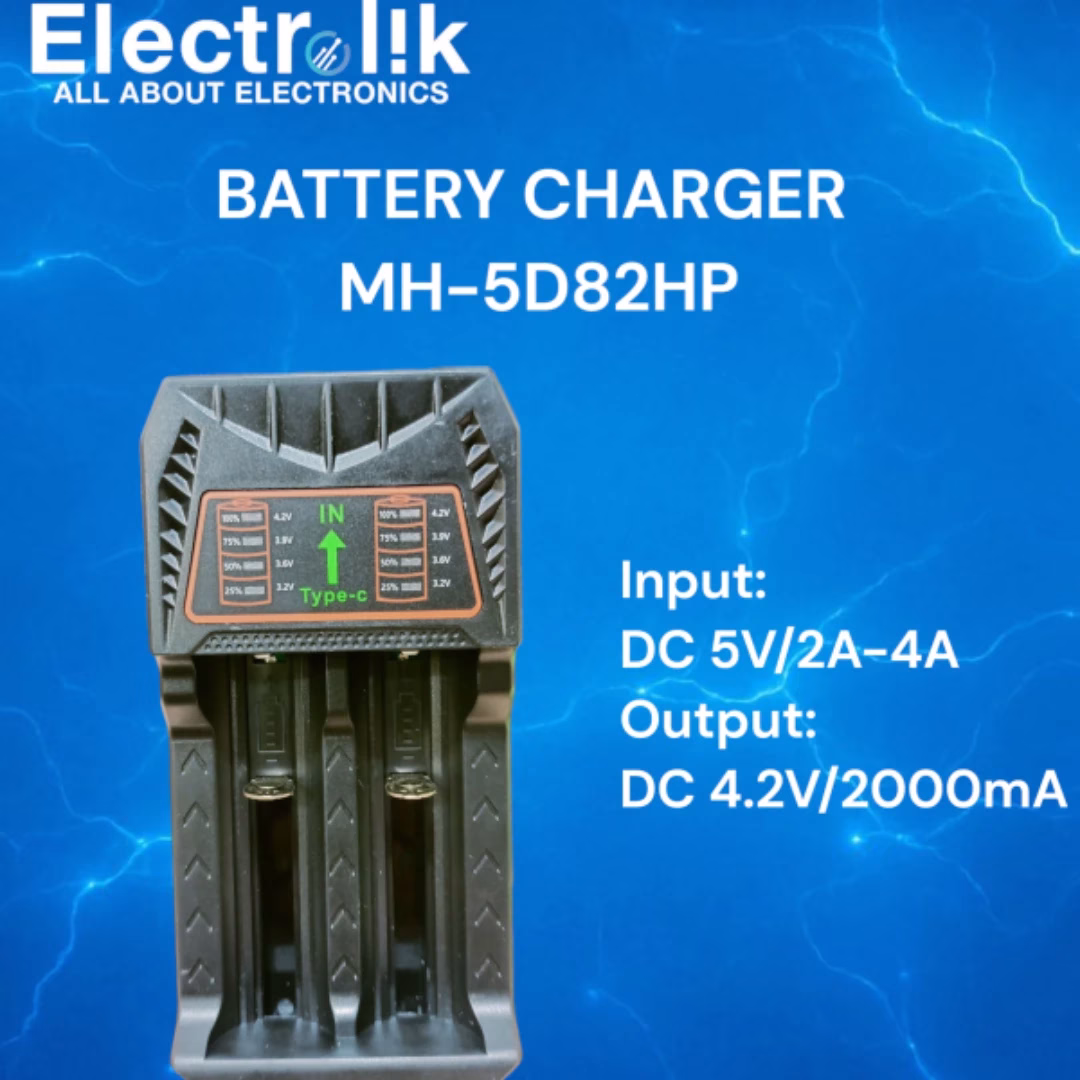 Battery Charger MH-5D82HP INPUT:5V OUTPUT:4.2V2000mA Electrolik