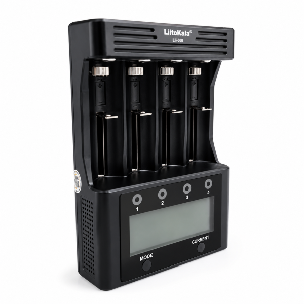 Battery Charger LiitoKala Lii-600 LCD and Capacity Tester 4 Slots