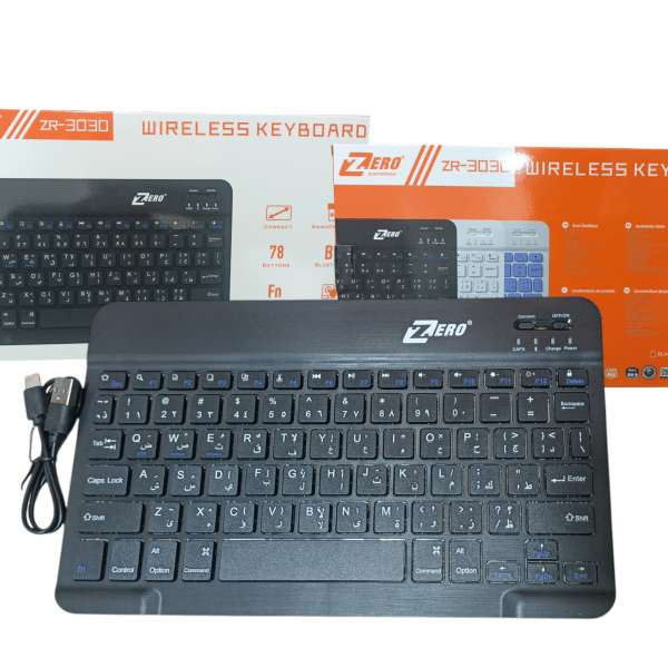 Wireless Keyboard ZR-3030 Electrolik