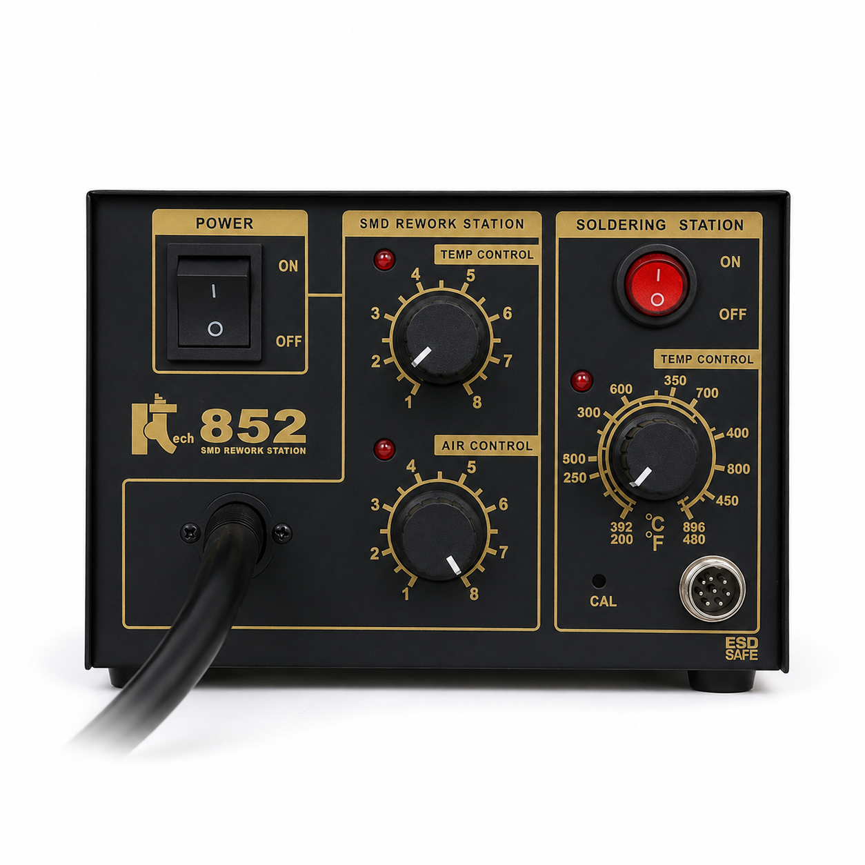 852 SMD Rework Station | Hot Air & Soldering Station