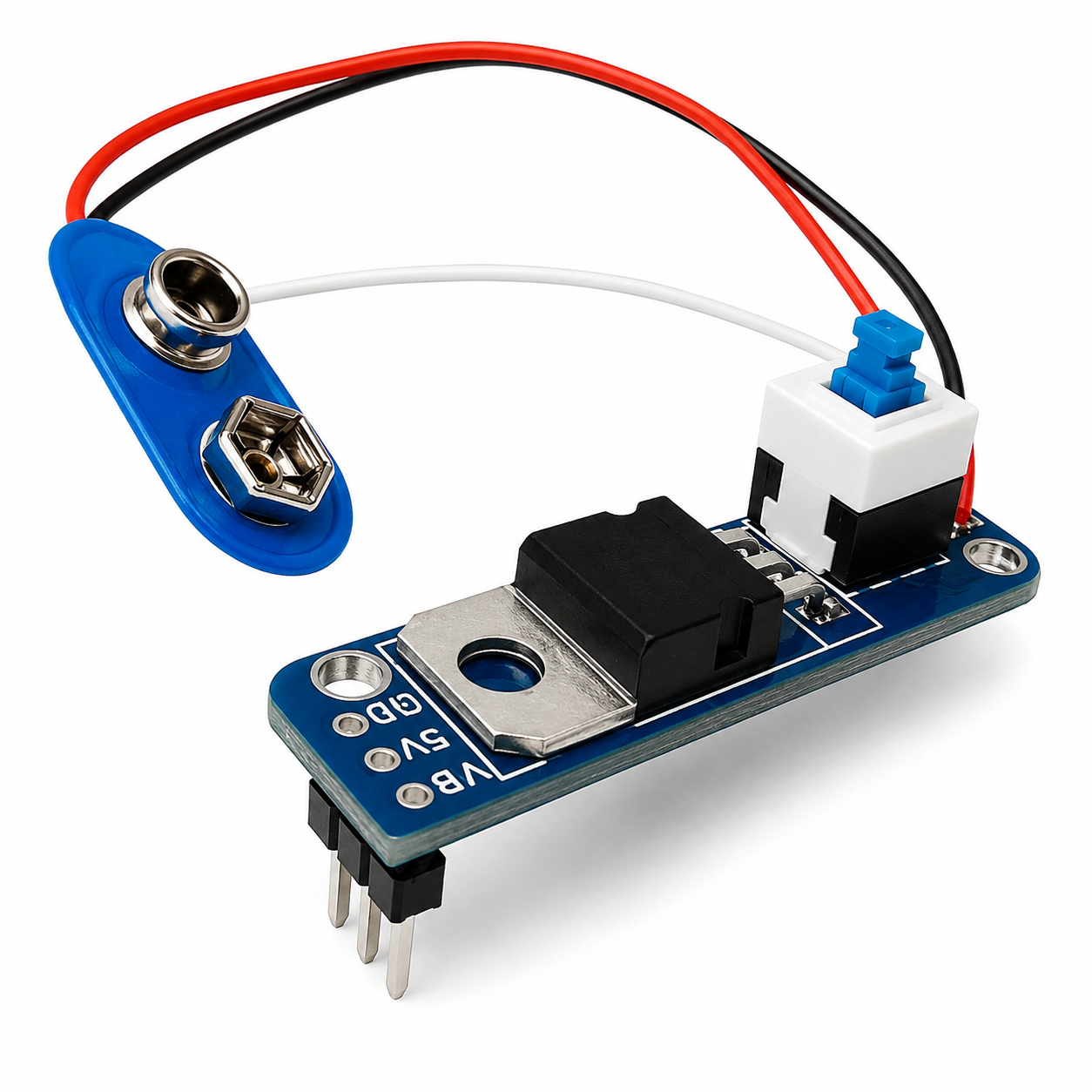 ad88e745-49fd-4c34-bacf-4ea9c6d31429 Battery Kit Breadboard 9V Input to 5V/9V Output - Image 1