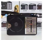 GOLON RX-606 Classic Radio works with Electricity, 4-Bands AM, FM, SW1, SW2
