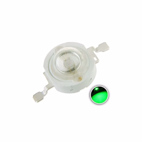 SMD LED 3W 2 Pin green, Electrolik