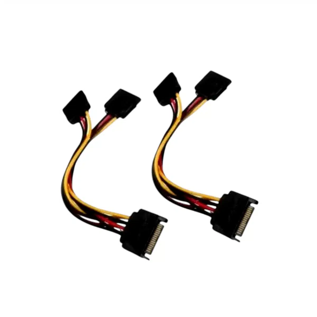 SATA Power Y-Splitter Cable 8 Inches 3-Pack 15 Pin , electrolik