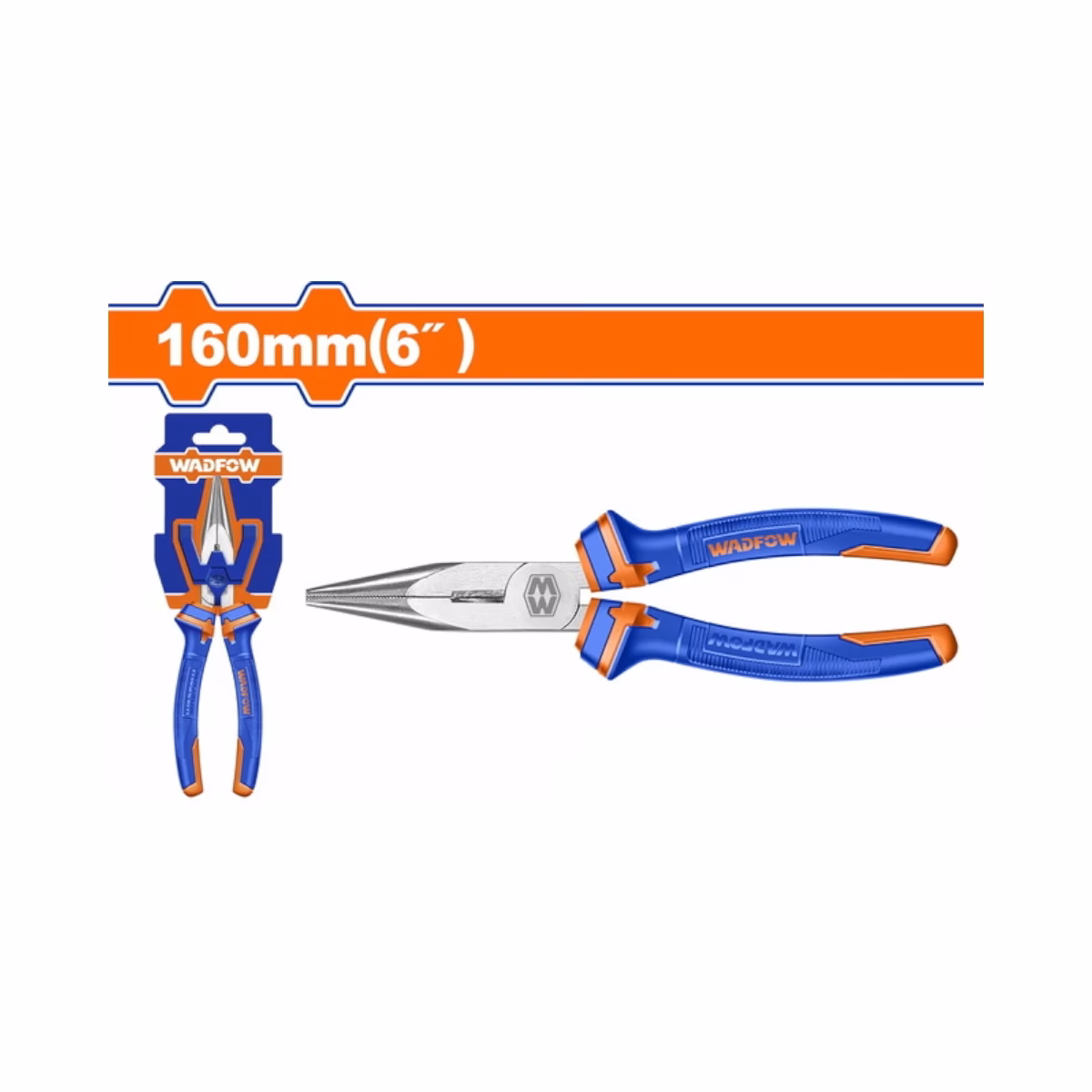 WADFOW Long Nose Pliers 160mm Wpl 2716, Electrolik
