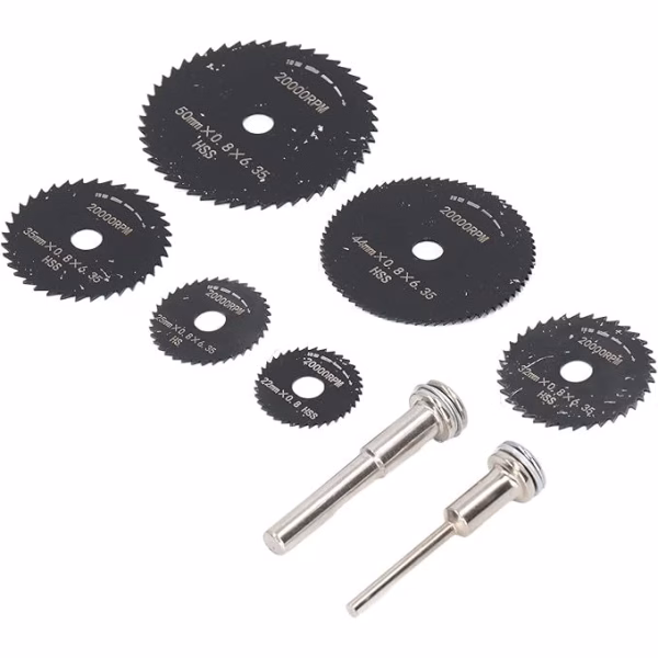 HSS Circular Saw Black Blades For Any Drill 8pcs
