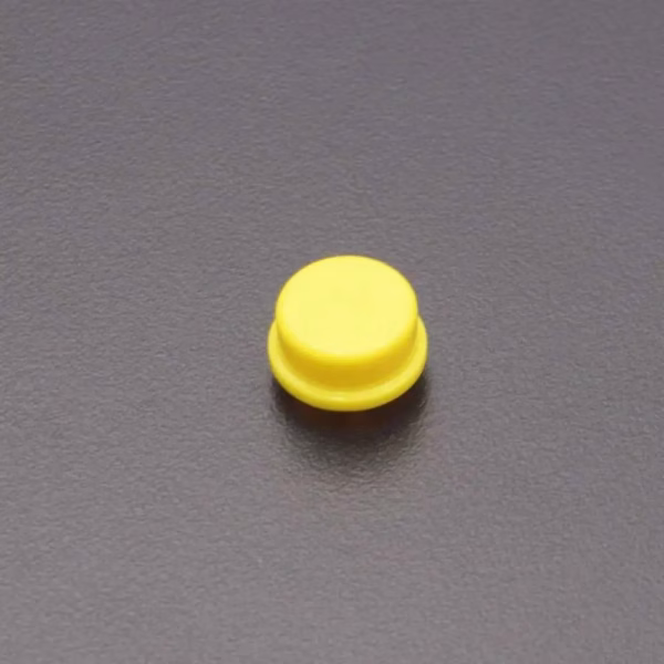 Push Button Cap For Square Top yellow
