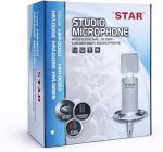 STAR HM-0059 Professional Wired Microphone – Clear Vocal Sound for Studio, Stage & Karaoke, Electrolik