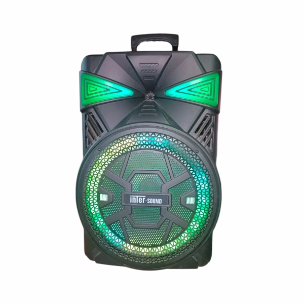 Speaker Extra Bas 12 Inch  Party Dj  Trolley Speaker with Amplifier Wireless Sound System Rechargeable RGB