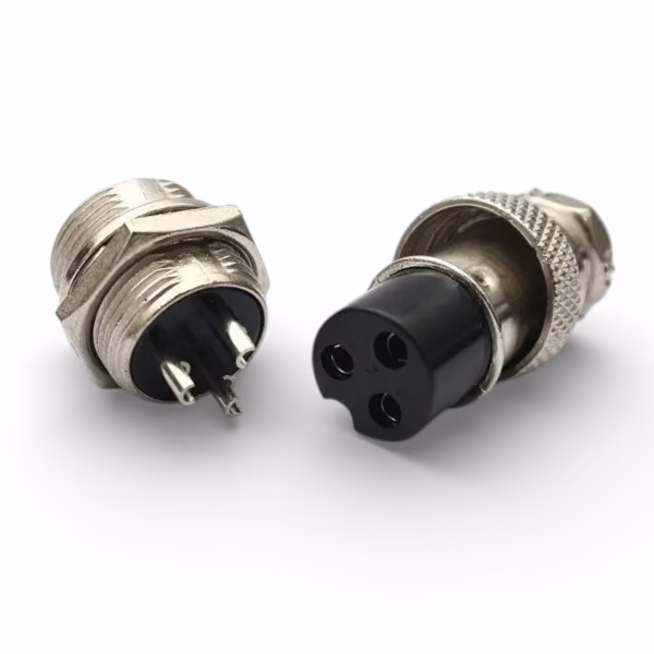 GX16-3 Male Female Chassis Connector 3 Pin