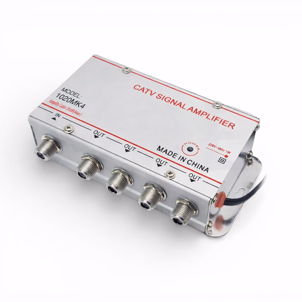 amplifier 1 In 3 Uit Catv Kabel Tv Splitter Versterker 20db Digitale 220v 50hz 1w model:1012mk4 Eletrolik