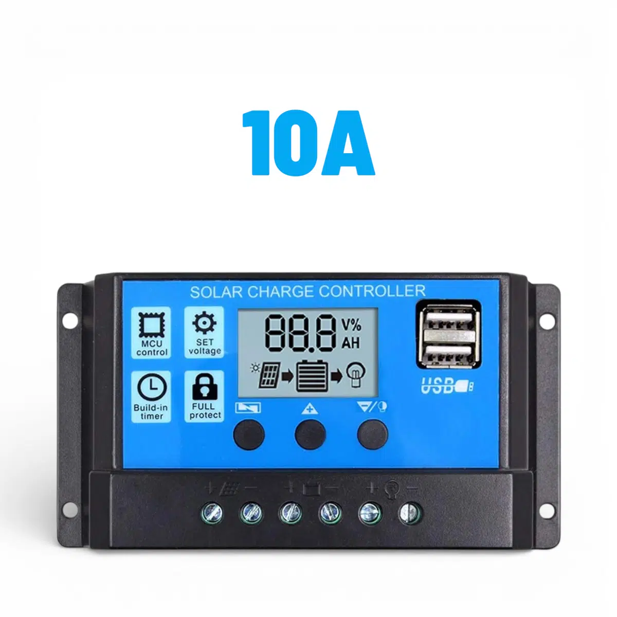 Solar Charge Controller Regulator( 12V/24V ) 10A