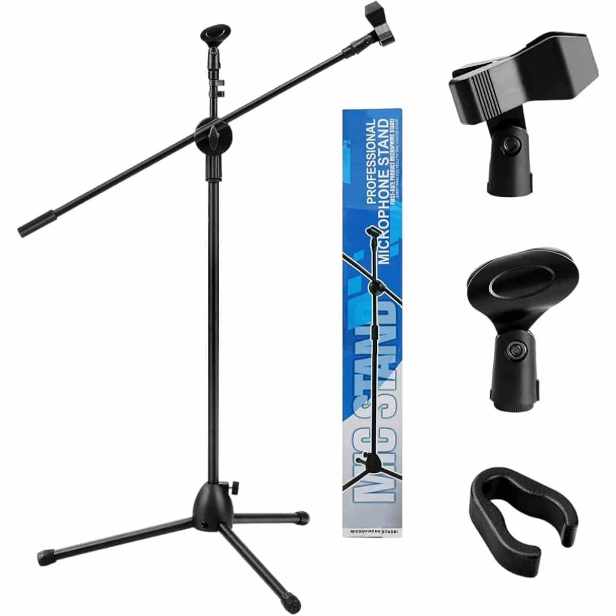 Microphone Stand with Two Clips for Stage and Outdoor Events Electrolik