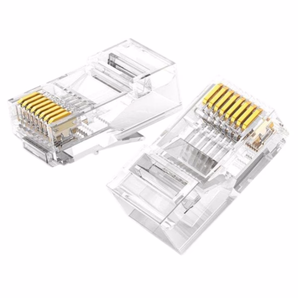 Ethernet RJ45 UTP Cat6 Connector Plug (10 PCS) Electrolik