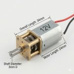 N20 Micro Gear Motor 12V - Image 2
