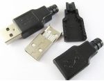 USB Socket A-Type Male Shell 3pcs - Image 2