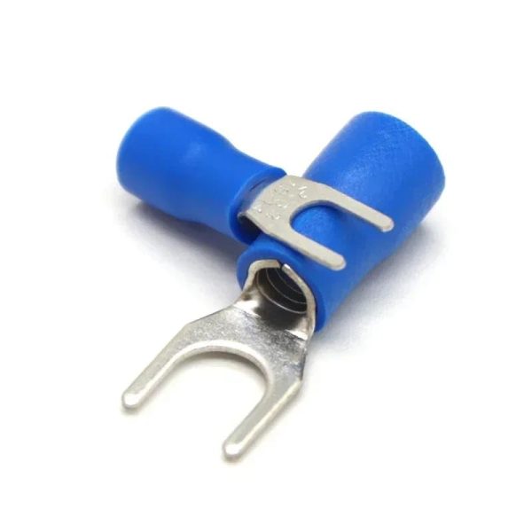Fork Terminal 4mm Blue