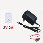 Adapter 3V 2A Power Adapter with DC Cable male and female ادابتور + وصله سخان - Image 2