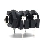 Female AUX Audio Jack Connector 4Pin TH 6.35mm - Image 2