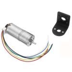 DC Motor GA25-370 with Encoder 2kg 280RPM 12V with Bracket - Image 2