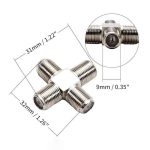 Coaxial Adapter 4 Way Female - Image 2