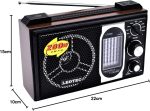 Leotech Classic 11 Wave Wood Radio Leotech (LT-2008, Black) - Image 4