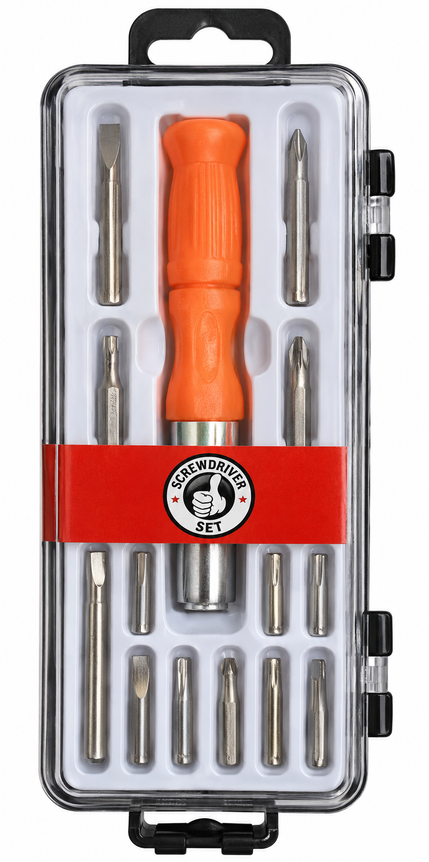 Precision Screwdriver Bit Set with Handle