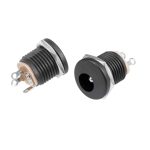 DC Power Jack Socket Female Panel Mount 5.5mm x 2.1mm - Image 2