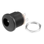 DC Power Jack Socket Female Panel Mount 5.5mm x 2.1mm
