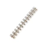Terminal Block Black H-Type 2Row 12P White