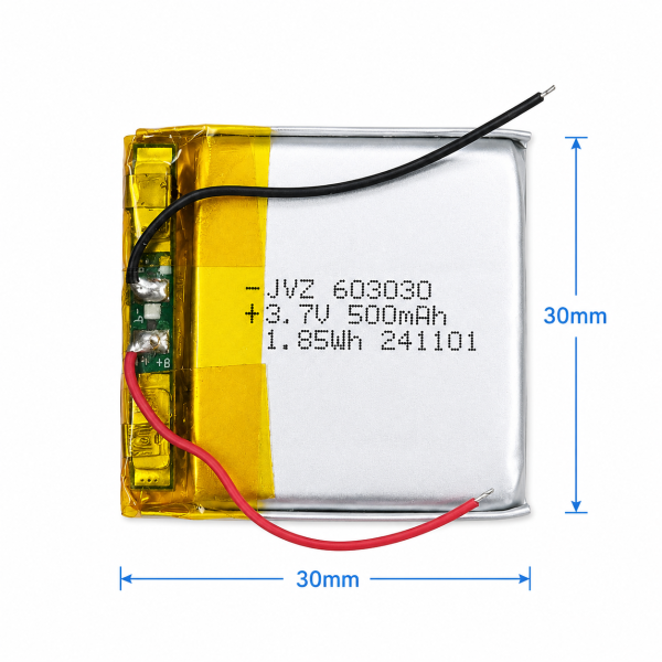 3.7V 500mAh LiPo Battery