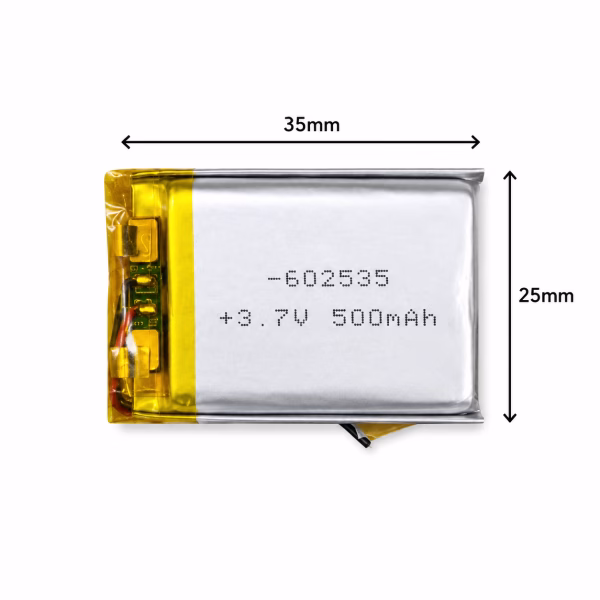 3.7V 500mAh LiPo Battery