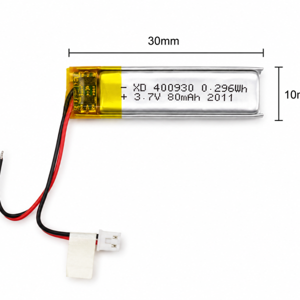 3.7V 80mAh LiPo Battery