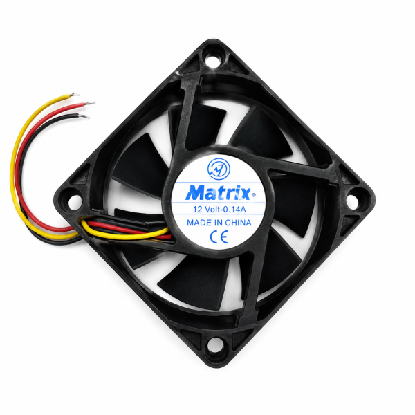 Dc Fan - Matrix 70×70×25mm 12V 0.14A ( USED LIKE NEW )