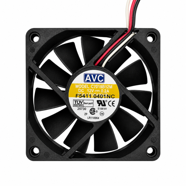Dc Fan - AVC C7015B12M 70×70×15mm 12V 0.2A ( USED LIKE NEW )
