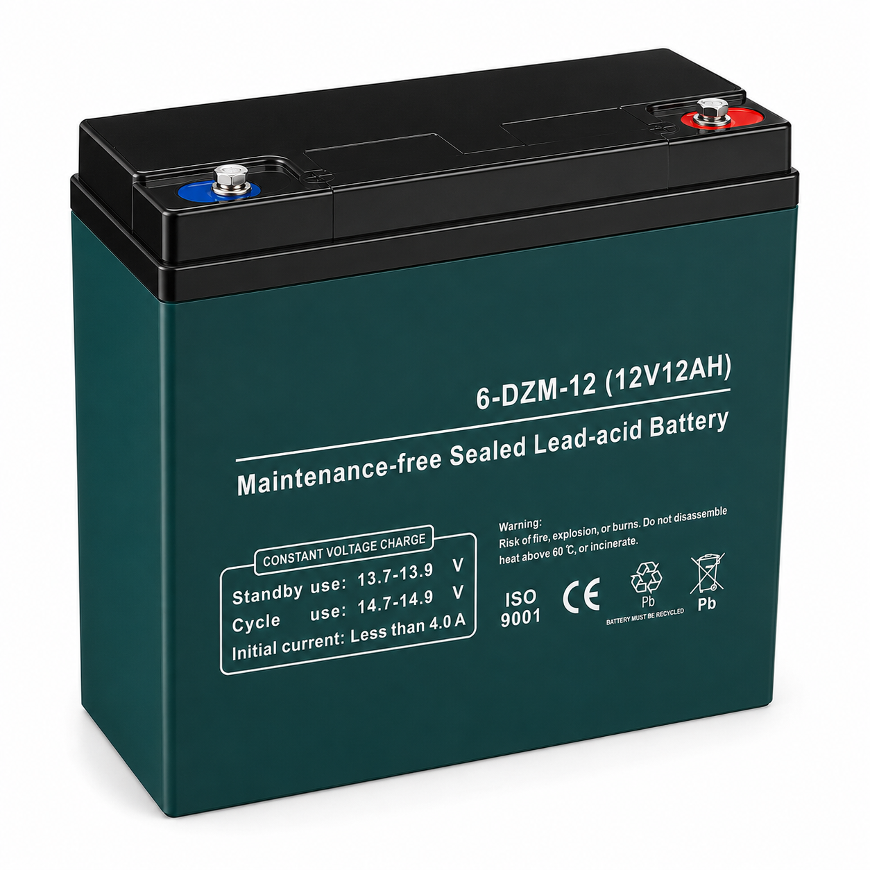 12V 12Ah VRLA AGM Sealed Lead-Acid Batte