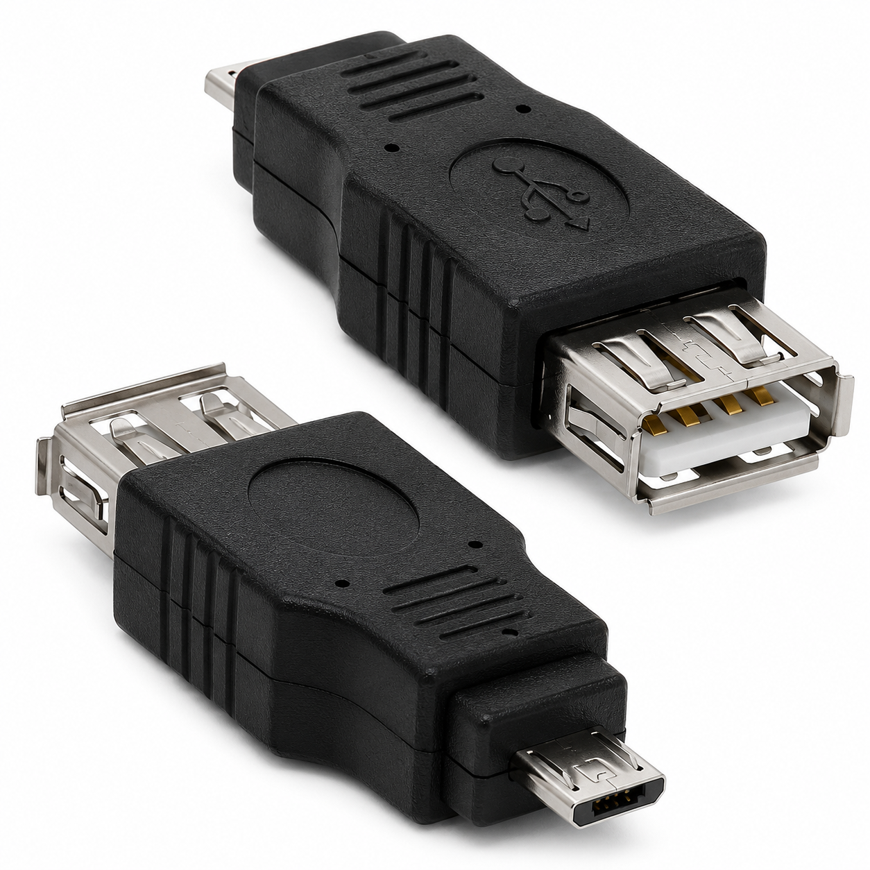 22bbf7ee-567a-4195-9f67-c98001a6100c.png USB adapter A female to type B male Micro USB - Image 1