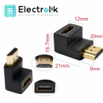 90 Degree Angle HDMI Converter Male to Female