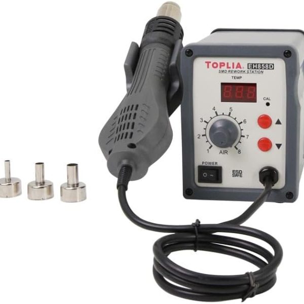 858D Rework Station Hot Air Gun 220V SMD Soldering Station