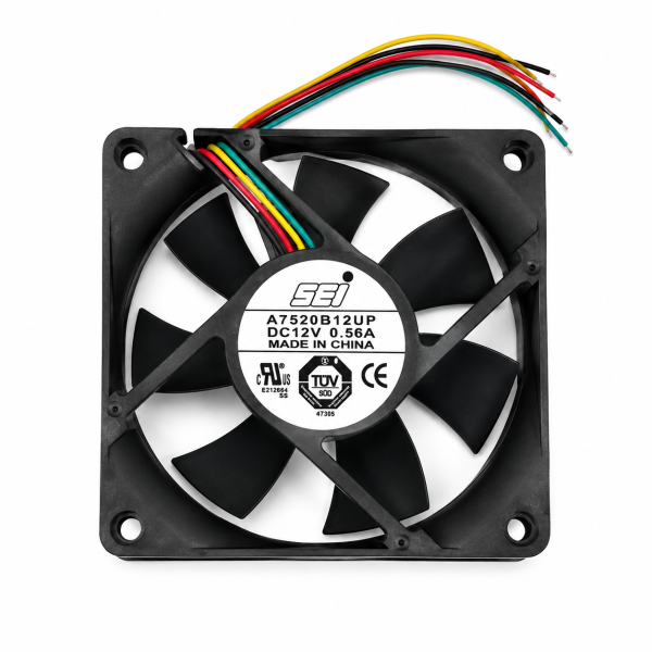 Dc Fan - SEI A7520B12UP 75×75×20mm 12V 0.56A ( USED LIKE NEW )